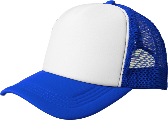 Blue trucker hat